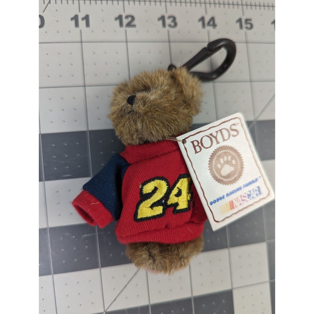 Boyds Bears Nascar Jeff Gordon Mini Plush Clip On 4 Inch Stuffed Animal Toy